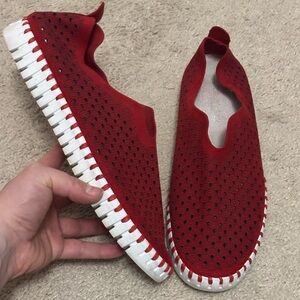 Ilse Jacobsen | Red Tulip Slip-on Shoes Sz 40/10